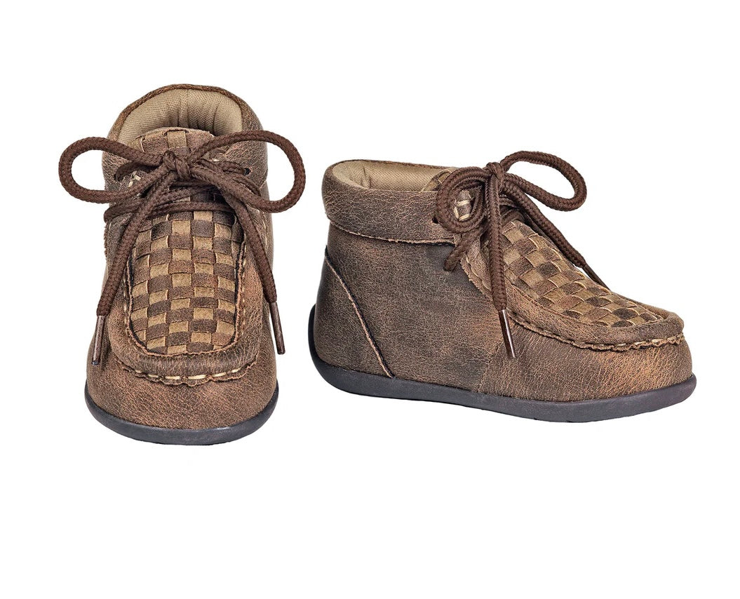 DBL BARREL CHILDREN CARSON BROWN CASUAL SHOE