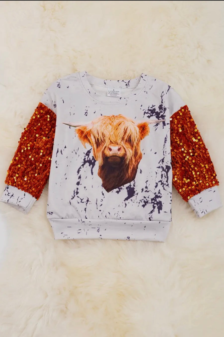 Glitter Highland Sweatshirt