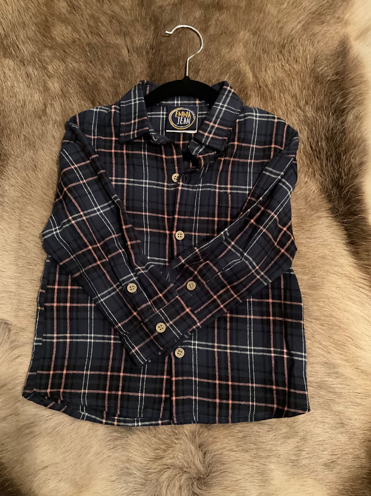 Blue Plaid Button Down