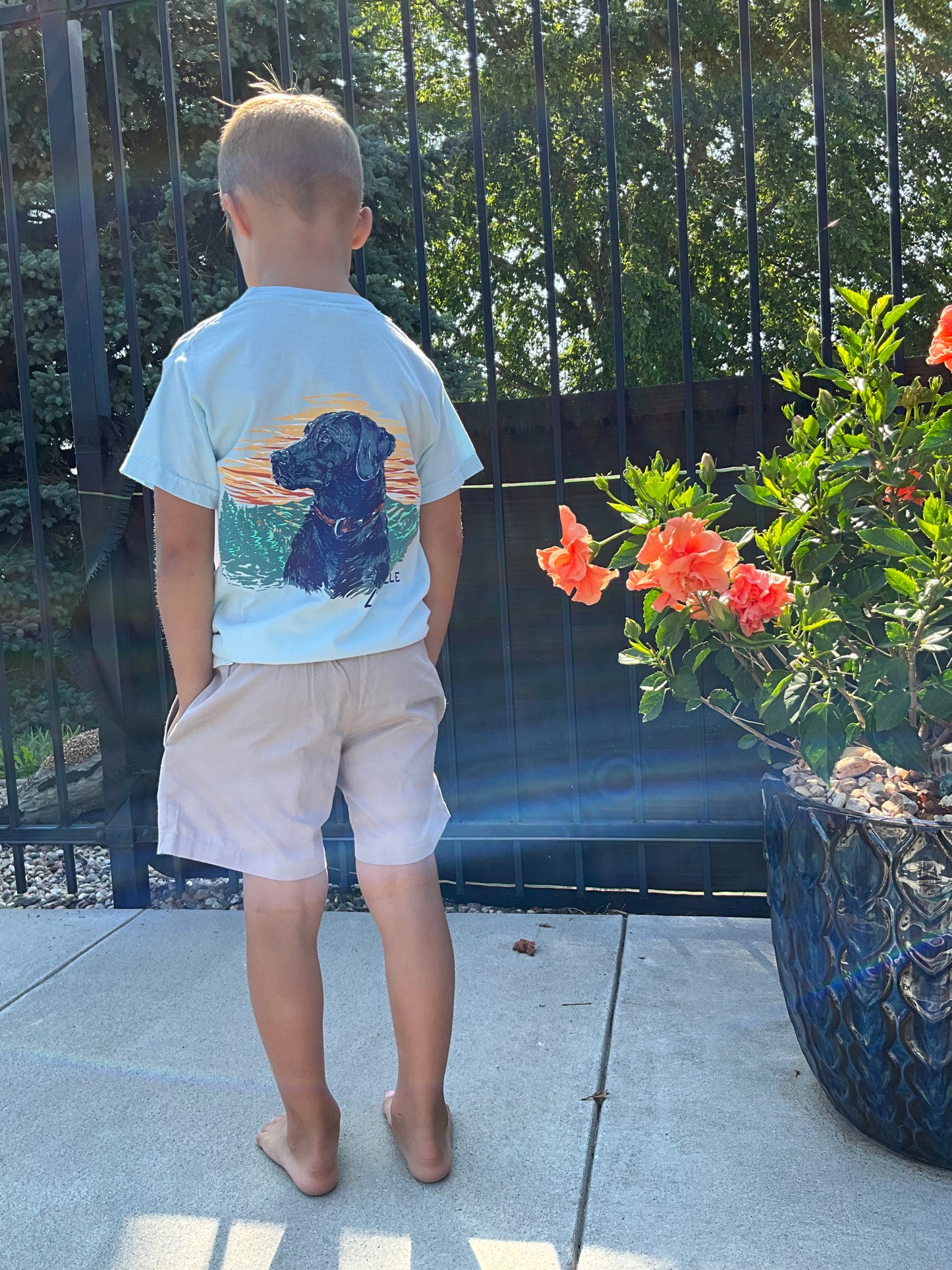 Sunset Dog t-shirt