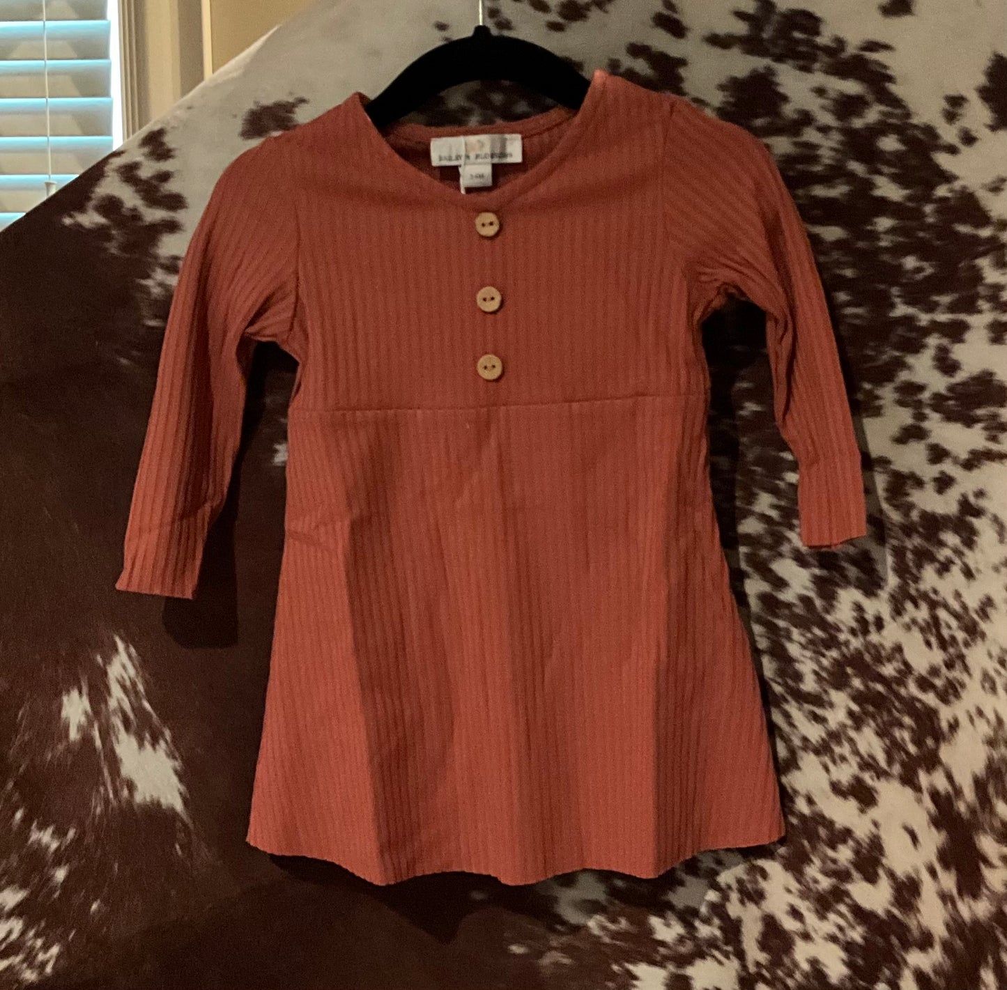 Remi Button Front Ribbed Dress