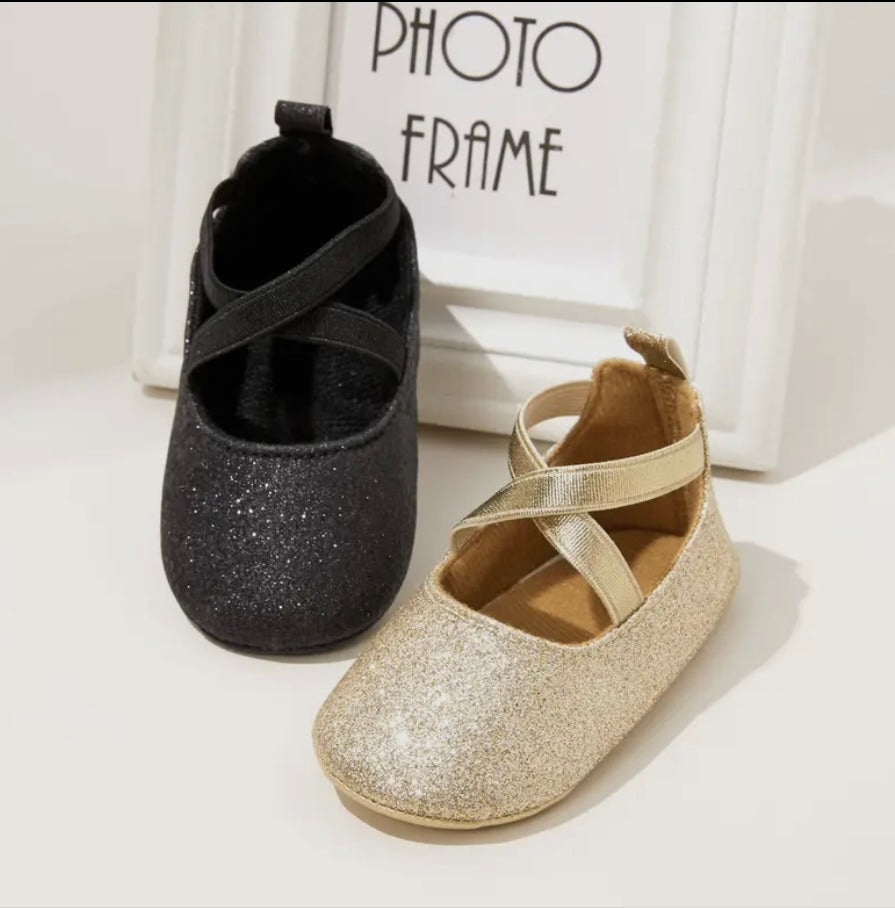 Glitter Shoes- Black