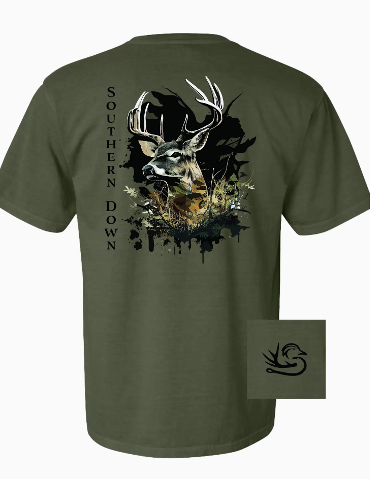 Deer And Spatter Tee