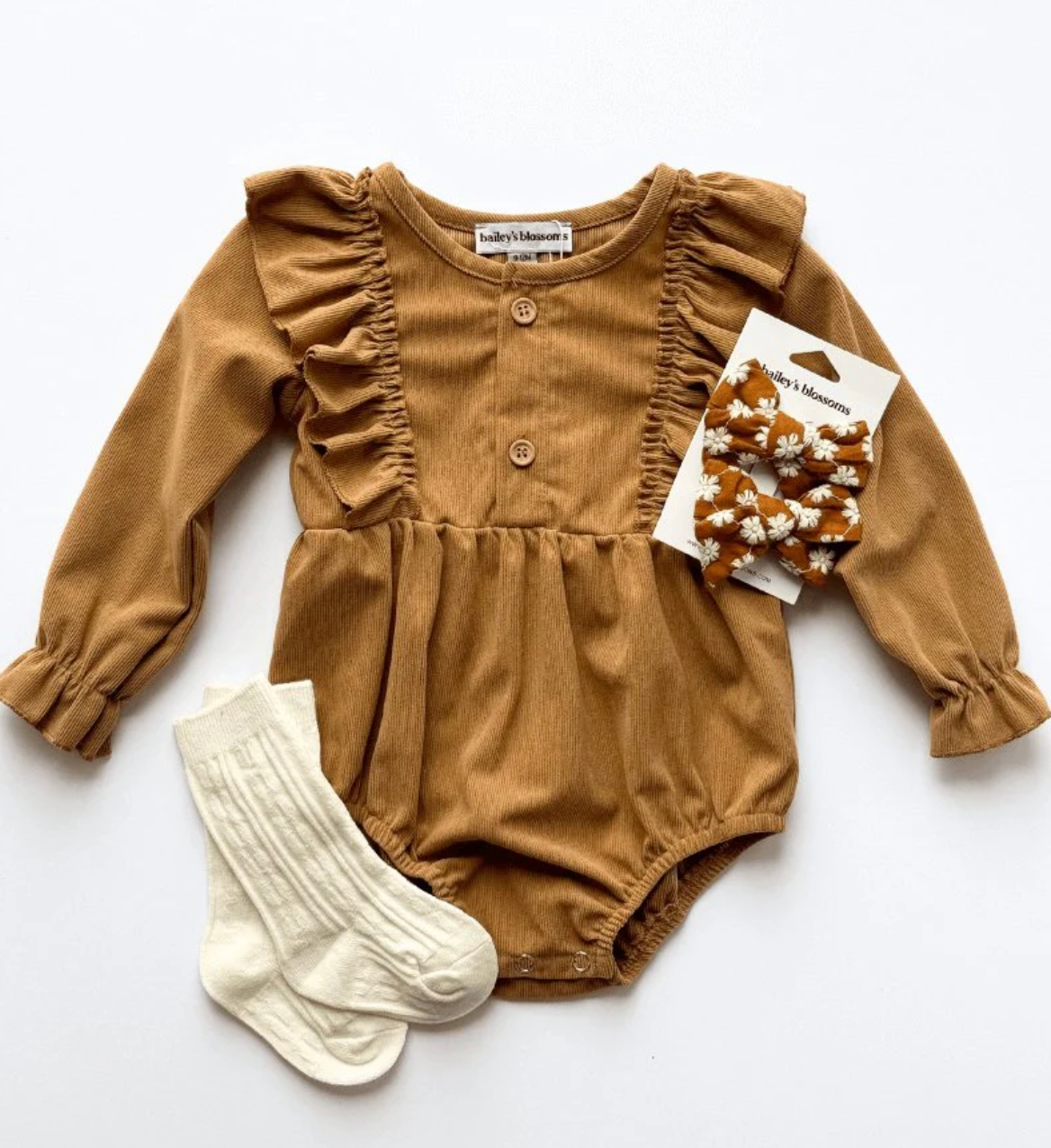 Samantha Bubble Romper - Haystack