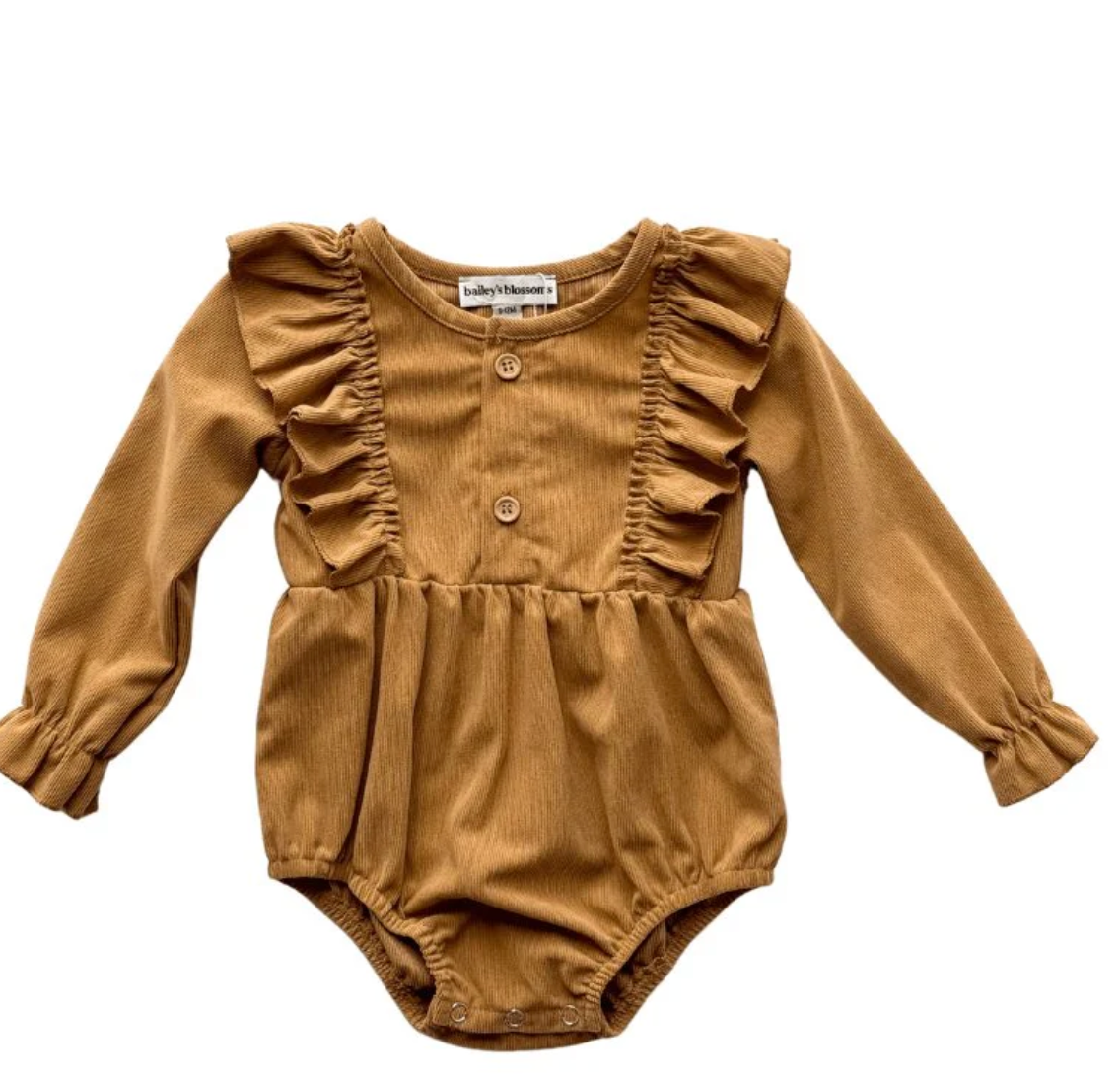 Samantha Bubble Romper - Haystack