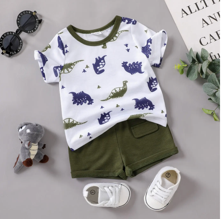 Dino Tee & Short Set