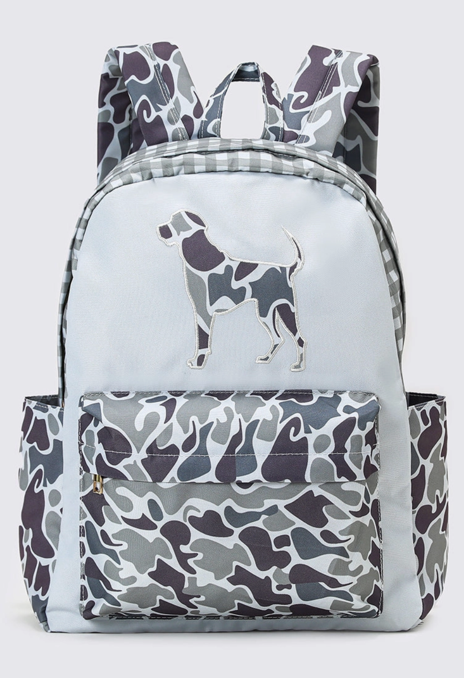 Hunting Dog Appliqué Kids Boys Backpack
