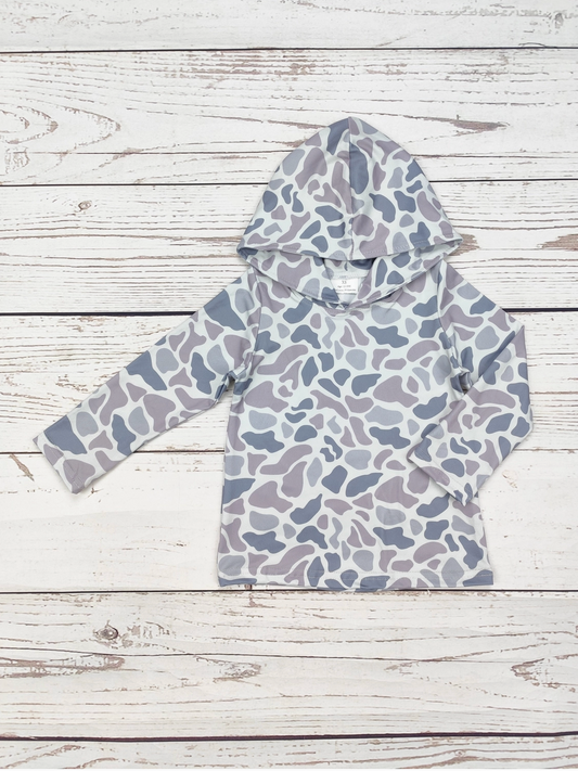 Camouflage Printed Kids Hoodie