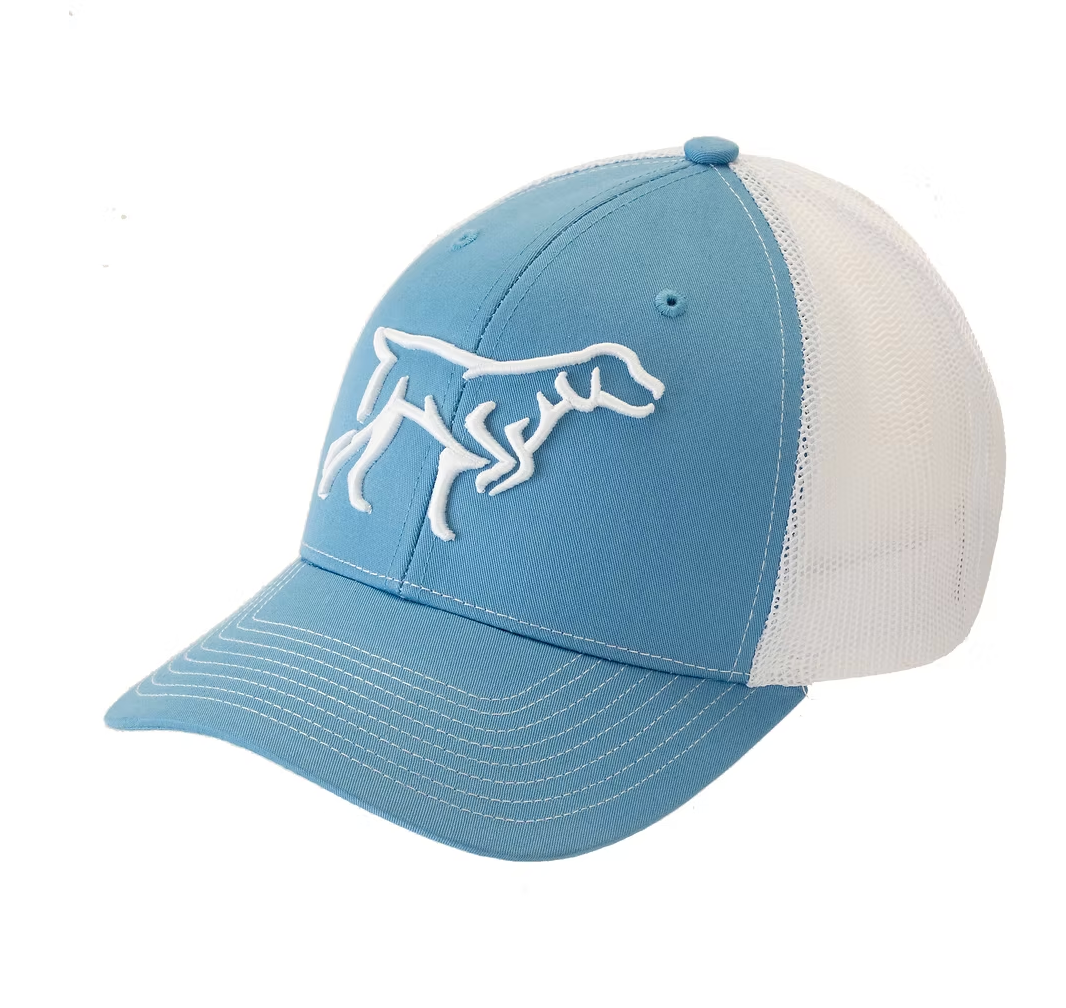 Blue & White Dog Hat - Youth
