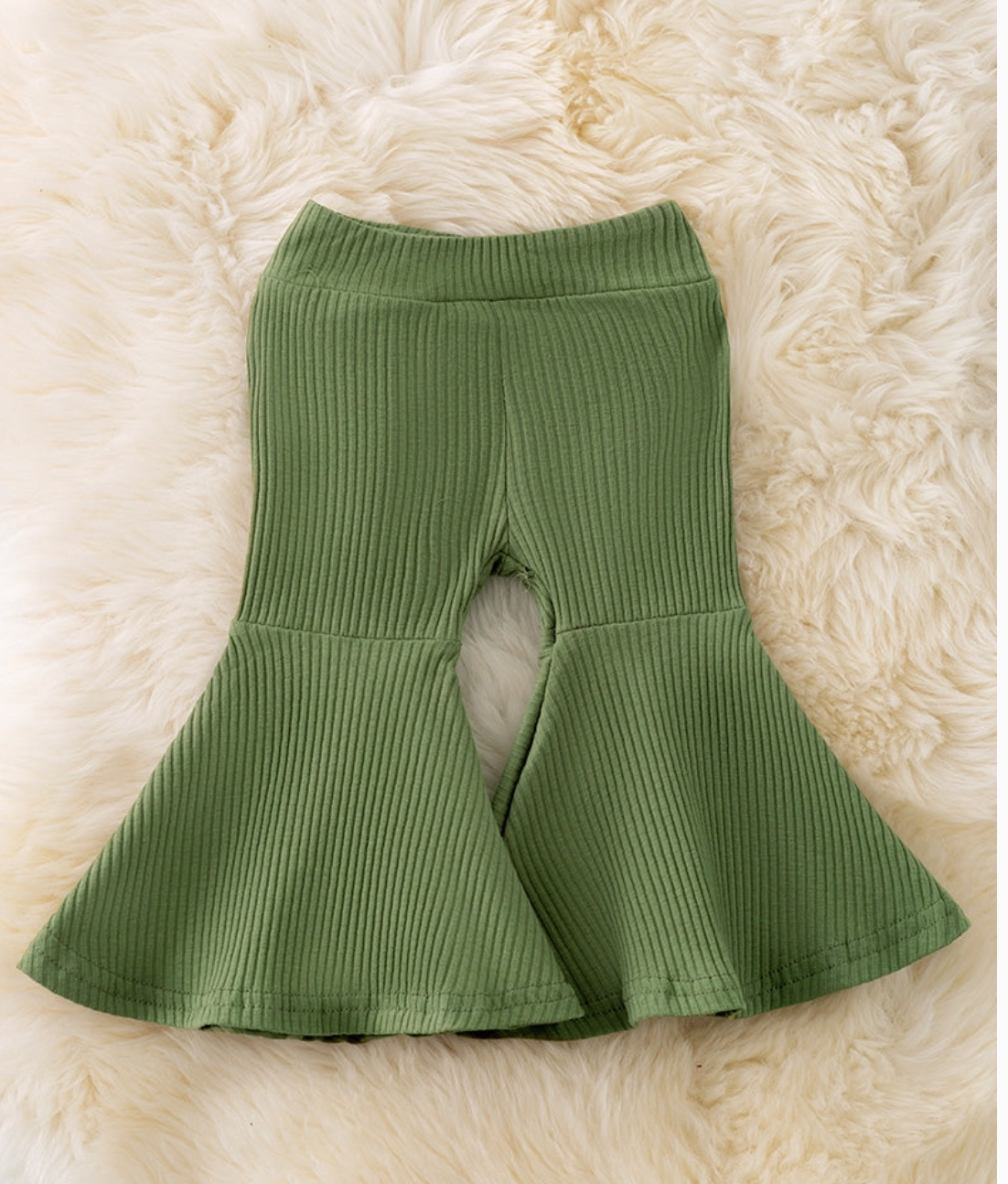 Moss Green Bell Bottoms