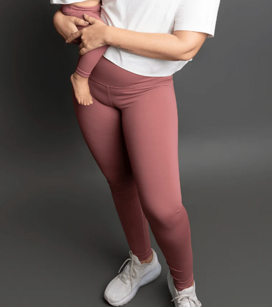 Peyton High Rise Yoga Pant - Rose Taupe
