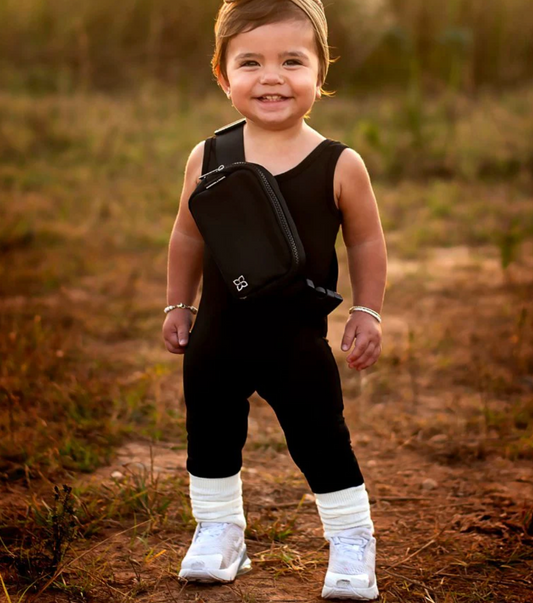 Mila Athleisure Jumpsuit - Black