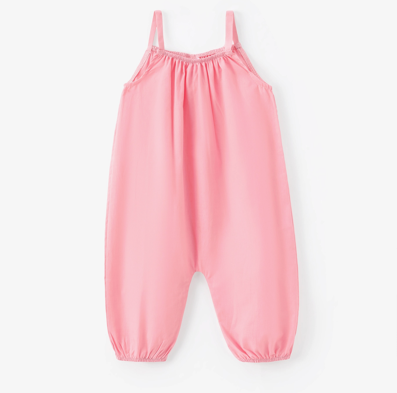 Sleeveless Spaghetti Romper-Pink